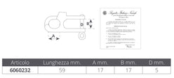 MOSCHETTONE SCI NAUTICO OMOLOGATO