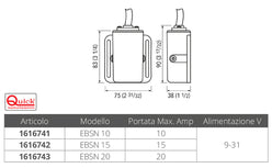 INTERRUTTORE ELETTRONICO EBSN 15