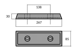 BARRA IPS IN ALLUMINIO