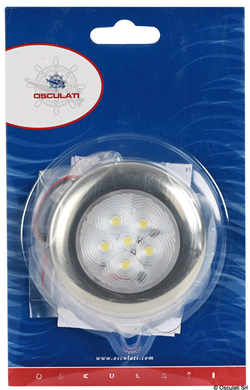 Plafoniera LED bianca senza incasso