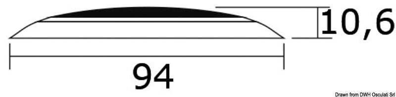 Plafoniera LED 5+4 luce rossa