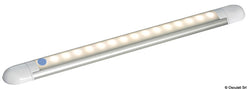 Plafoniera lineare a 14 LED bianca 12 V