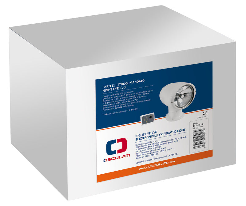 Faro elettrocomandato Night Eye Evo 12V led