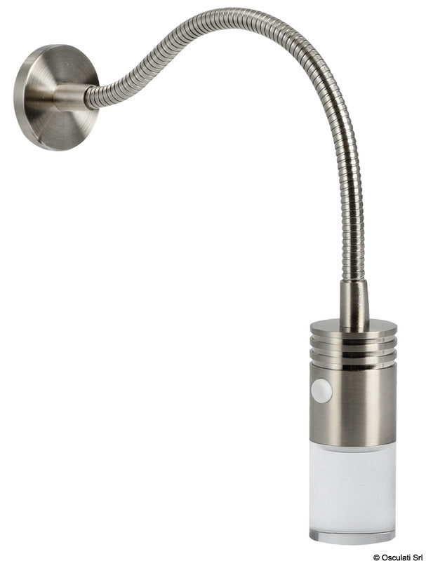 Luce snodata testa letto