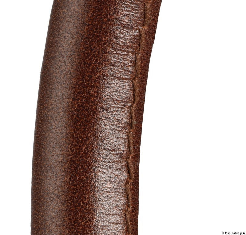 Faretto 3 W rivestito in pelle marrone