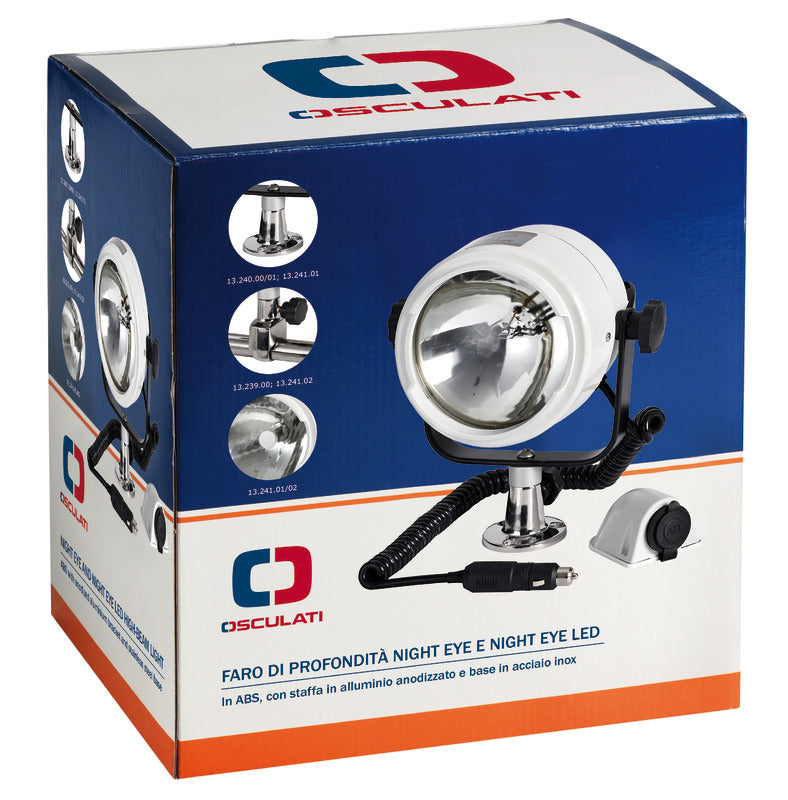 Faro Night Eye ottone cromato 12 V