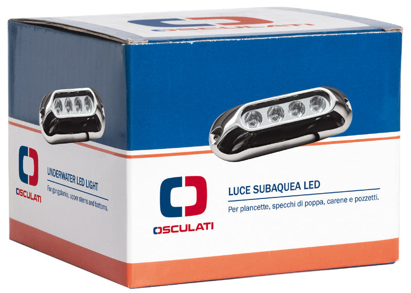 Faro subacqueo 4 LED blu