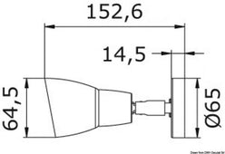 Faretto snodato supercompatto a LED