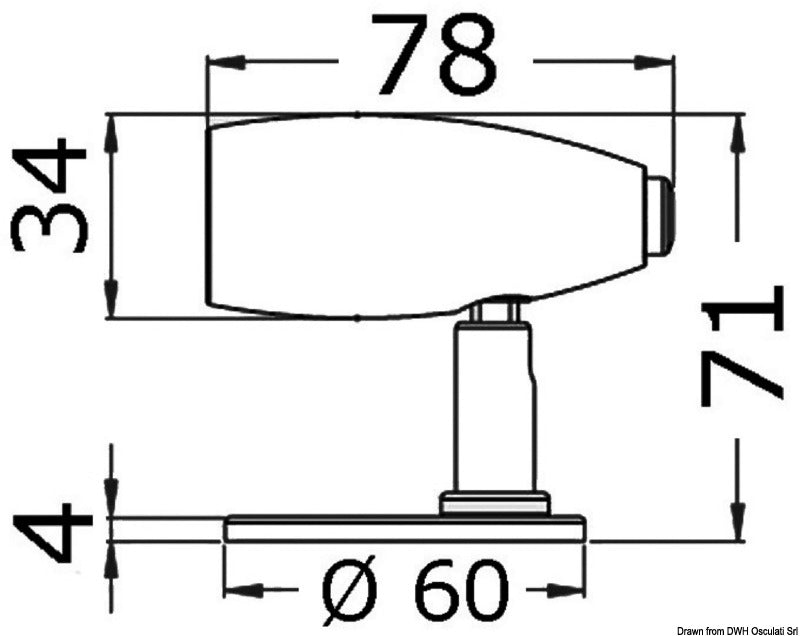 Faretto Rana LED High Power 12/24V