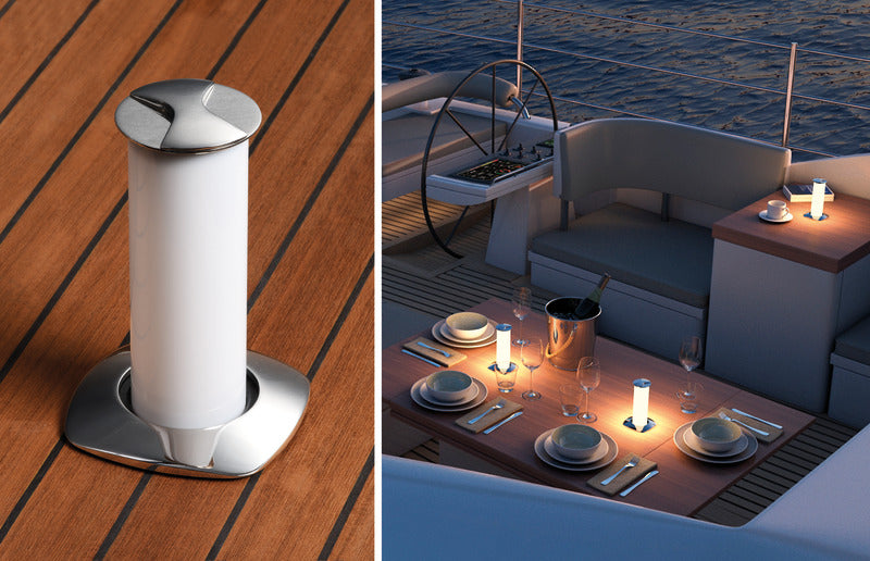 Luce da tavolo a scomparsa Aurora Compact