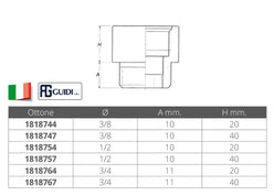 PROLUNGA MF 1/2 X 20