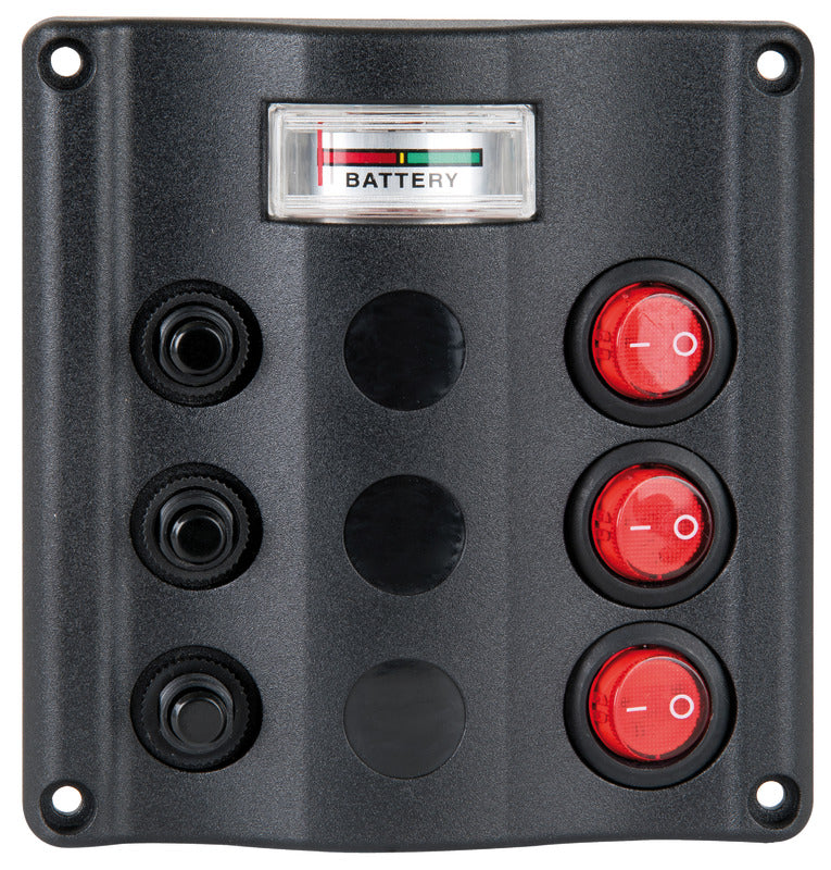 Pannello elettrico Wave 3+voltmetro