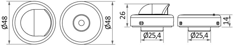 Premistoppa passacavo verticale