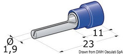 Spinotto giunzione maschio 1-2,5 mm²