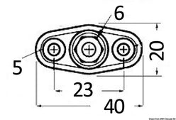 Nodo derivazione Mini 40x20 mm