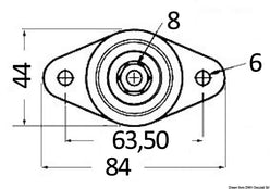 Nodo derivazione Maxi 83x44 mm