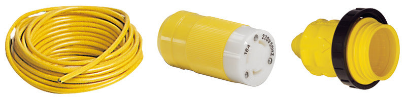 Cavo 3x4 con spina 16A 10 m