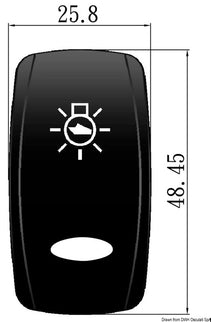 Bascula Oval per int. Marina Top luci pozzetto