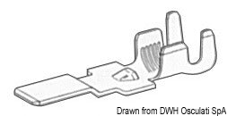 Faston maschio per cavi 4/6 mm²