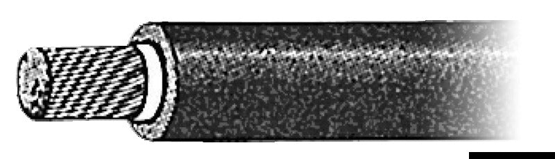 Cavo batterie nero 50 mm
