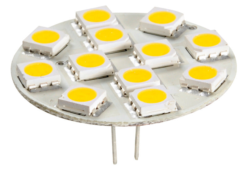 Lampadina 12 LED G4 Ø 30 mm attacco posteriore