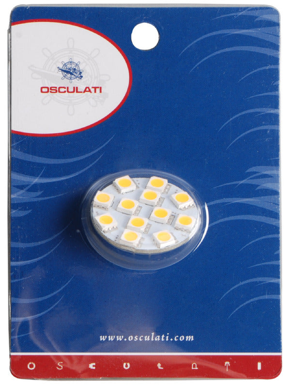 Lampadina 12 LED G4 Ø 30 mm attacco posteriore