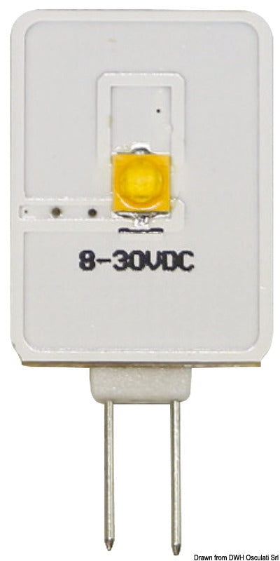 Lampadina LED G4 attacco laterale 12/24V