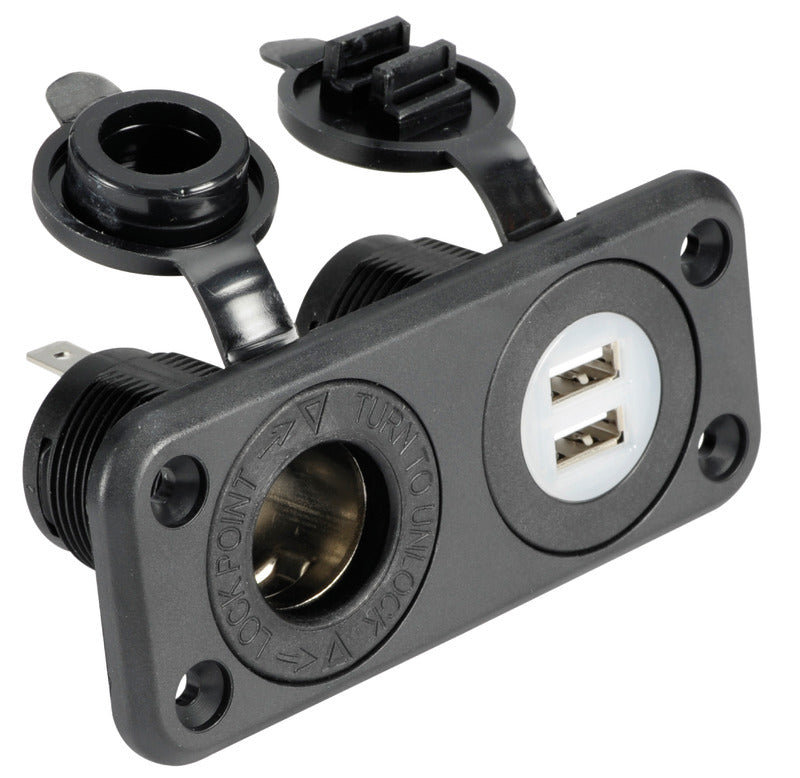 Presa accendisigari + doppia USB
