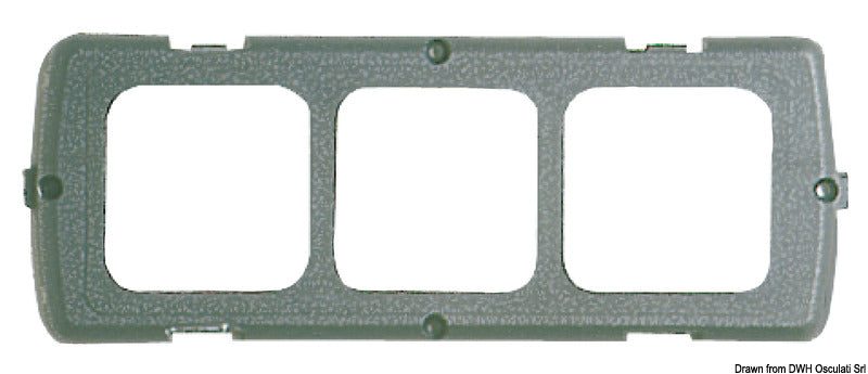 Supporto triplo grigio