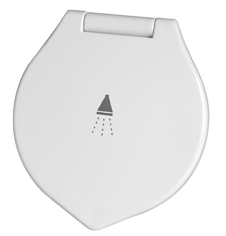 Doccia Elegant bianca tubo PVC 2,5 m in piano