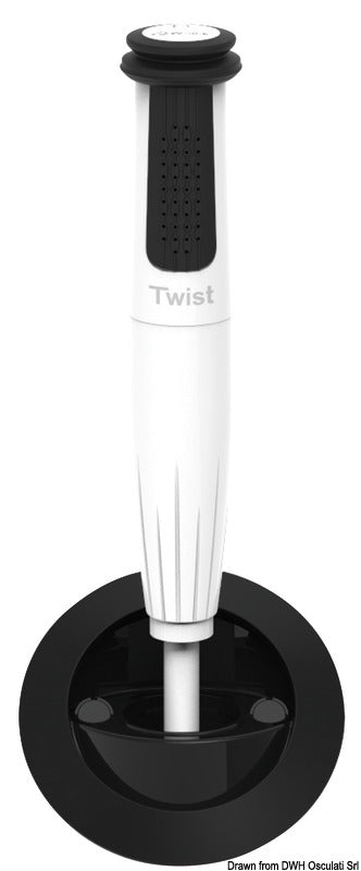 Doccia Twist fredda dritta grigia