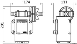 Pompa autoadescante 12 V 26 l/min