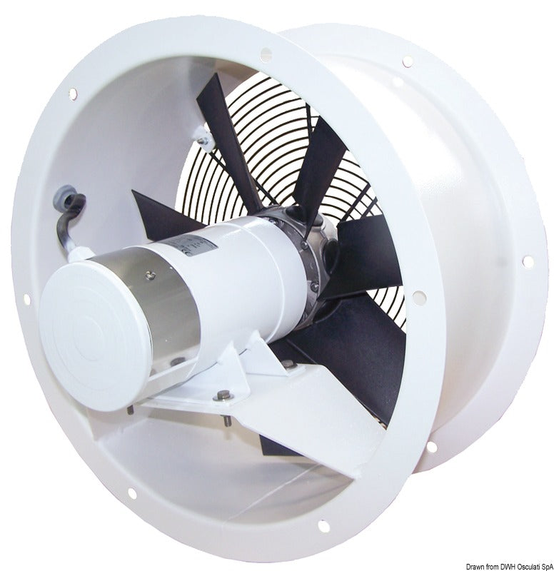 Aspiratore assiale acciaio  24 V 0,15 KW 6 A FP