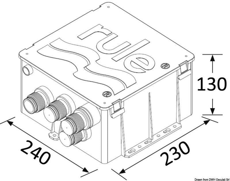 Kit Rule scarico doccia 12V