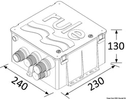 Kit Rule scarico doccia 12V