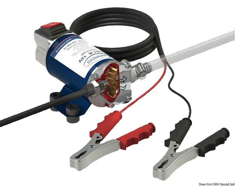 Kit per cambio olio con ingranaggi in bronzo 12V