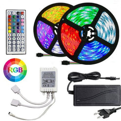 Strip a LED RGB con telecomando e alimentatore – 300 LED – 10 m