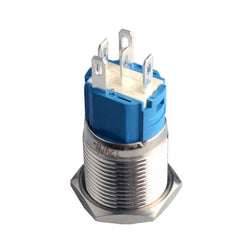 Pulsante antivandalo 16 mm – LED blu