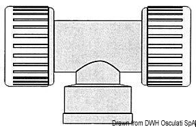 Raccordo T 3/4 Hydrofix 22 mm