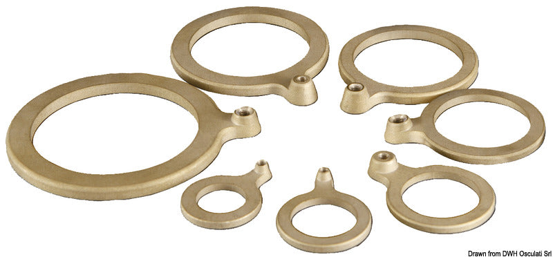 Rondella in ottone 1 1/2 con attacco cavo massa
