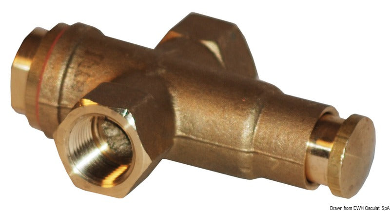 Rubinetto ottone a pulsante 3/8