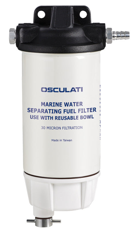 Filtro separatore con vaschetta in alluminio