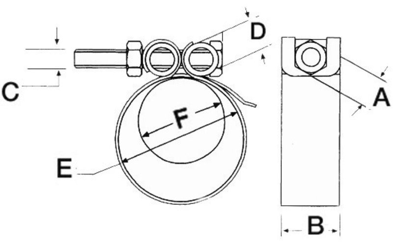Fascetta Heavy Duty 202/214 mm