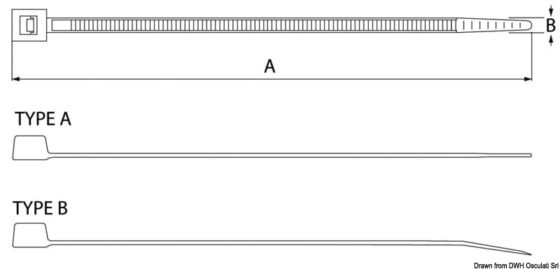 Fascetta nera 4,8x390