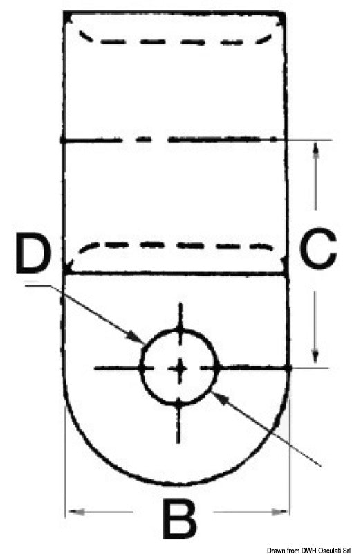 Passacavo nylon max 16 mm