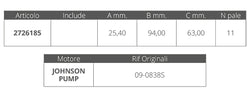 GIRANTE JONHNSON RIF.OR.09-838S