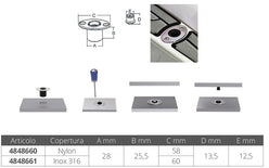 CHIUSURA A SCATTO NYLON E ACCIAIO