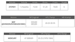 GIRANTE JOHNSON/E.2T 20-25-30-35HP