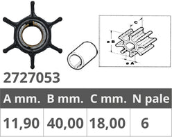 GIRANTE YAMAHA 2T 6-8 HP