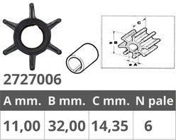 GIRANTE MERCURY 2T 3,5-3,6-4-5 HP